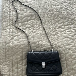 Black chain bag